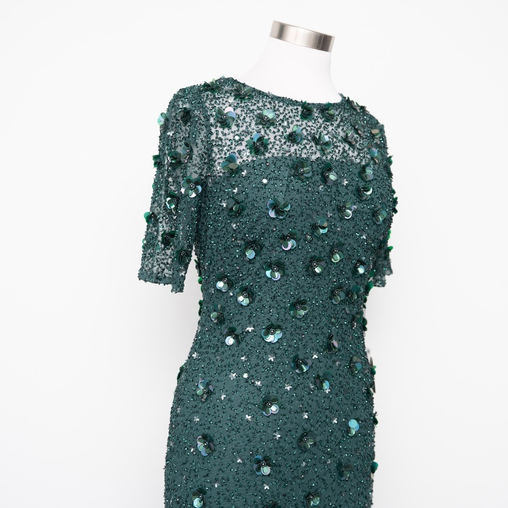 Adrianna Papell - Beaded Cocktail Dress - Picture 9 of 11